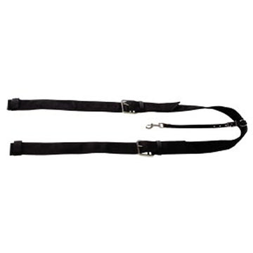 Hilason New Western Tack Black Poly Flank Cinch Girth W/ Billets Horse Size
